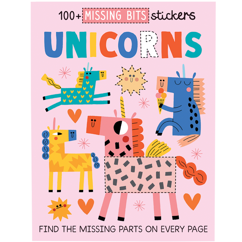 Missing Bits Sticker Book - Unicorns