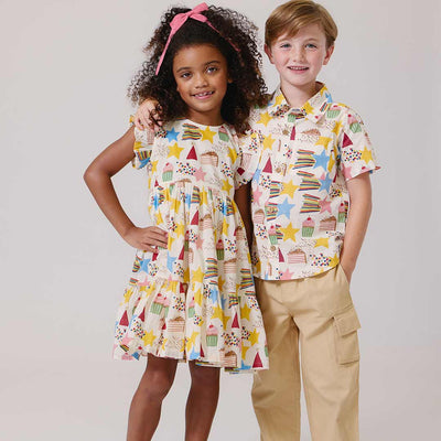 Jennifer Dress - Birthday Star by Pink Chicken - FINAL SALE