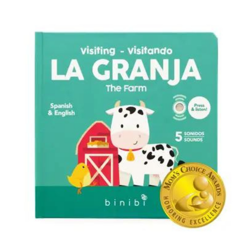 La Granja Bilingual Sound Book: Farm Animal Sounds by Binibi