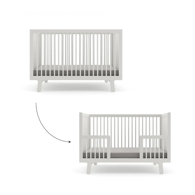 Sparrow Toddler Bed Conversion Kit - White by Oeuf