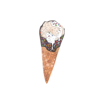 Ice Cream Cone Bookmark (It's Die Cut!) by Humdrum Paper