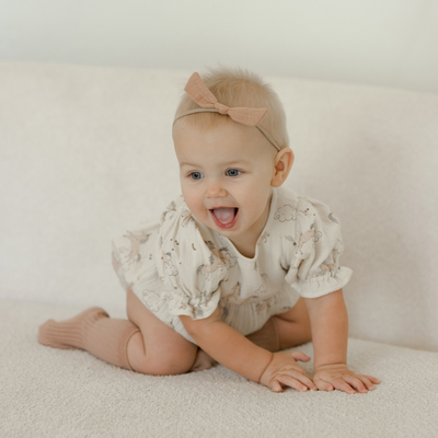 Little Knot Headband - Rose by Quincy Mae