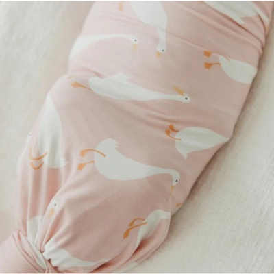 Knit Swaddle Blanket - Goosie by Copper Pearl