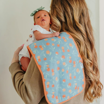 Premium Burp Cloths - Clementine by Copper Pearl