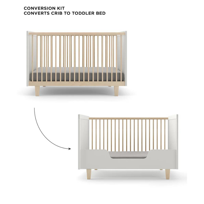 Rhea Crib Toddler Bed Conversion Kit - White by Oeuf