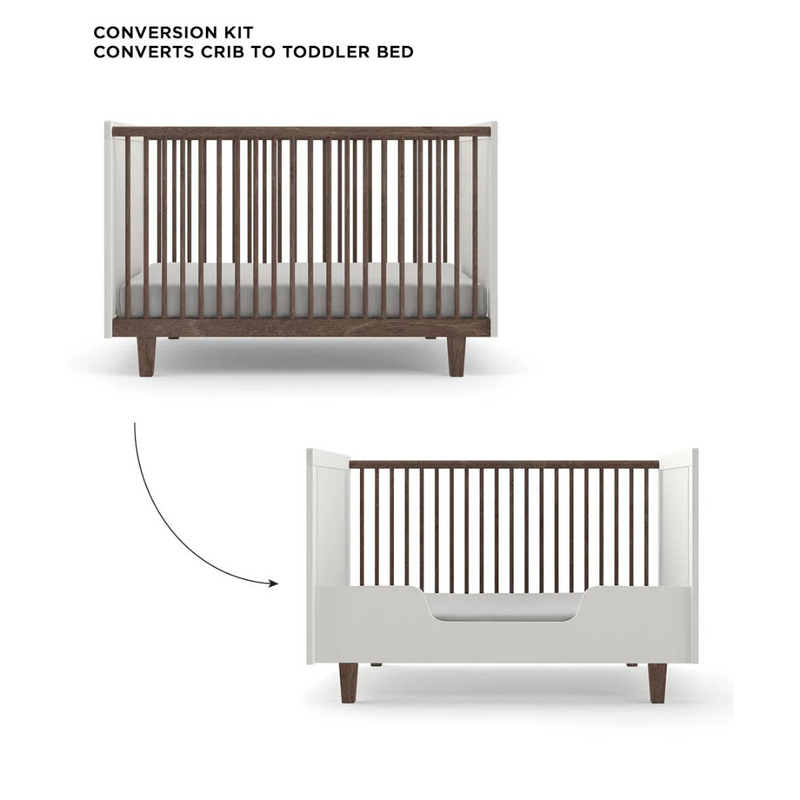 Rhea Crib Toddler Bed Conversion Kit - White by Oeuf