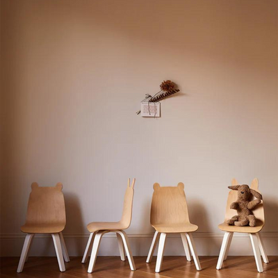 Bear Play Chairs (Set of 2) - Birch by Oeuf