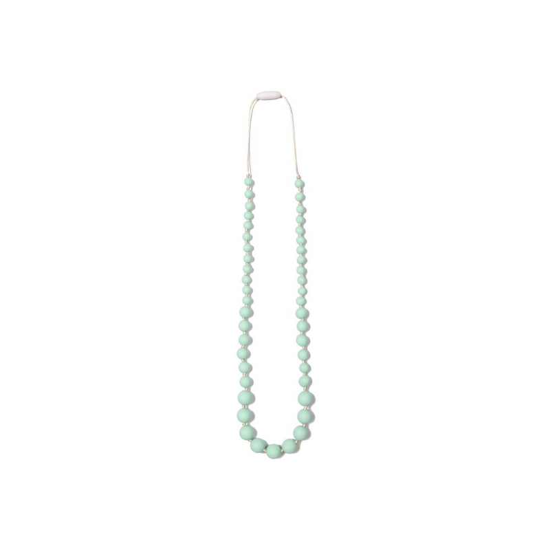 Audrey Teething Necklace - Mint by Goobie Baby