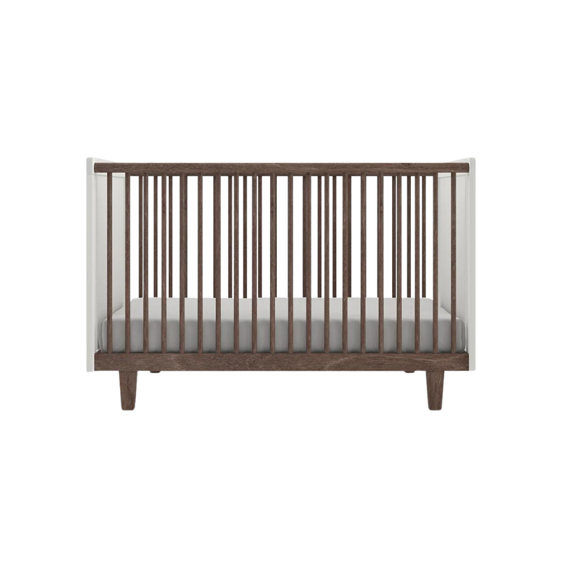 Rhea Crib - Walnut / White by Oeuf