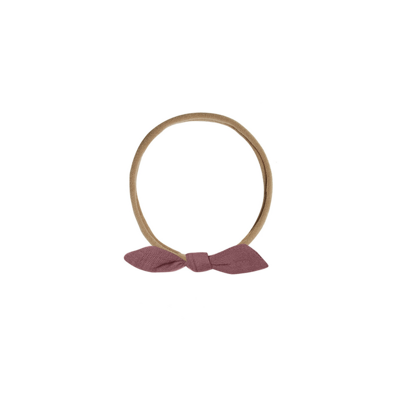 Little Knot Headband - Plum by Quincy Mae