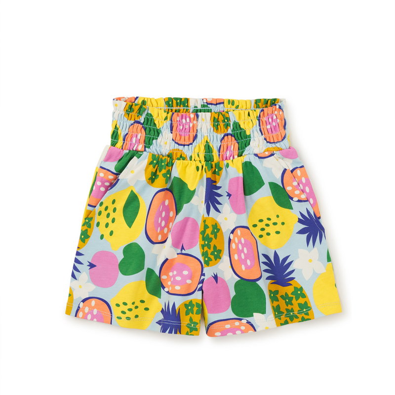 Paperbag High-Waist Shorts - Tropical Fruits by Tea Collection