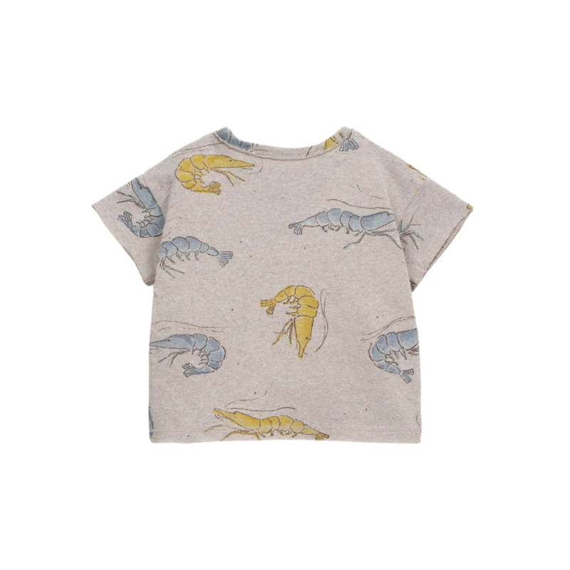 Prawn Print T-Shirt - Fiber by Play Up - FINAL SALE