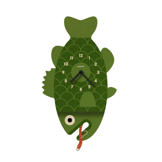 Bass Wood Pendulum Clock by Popclox