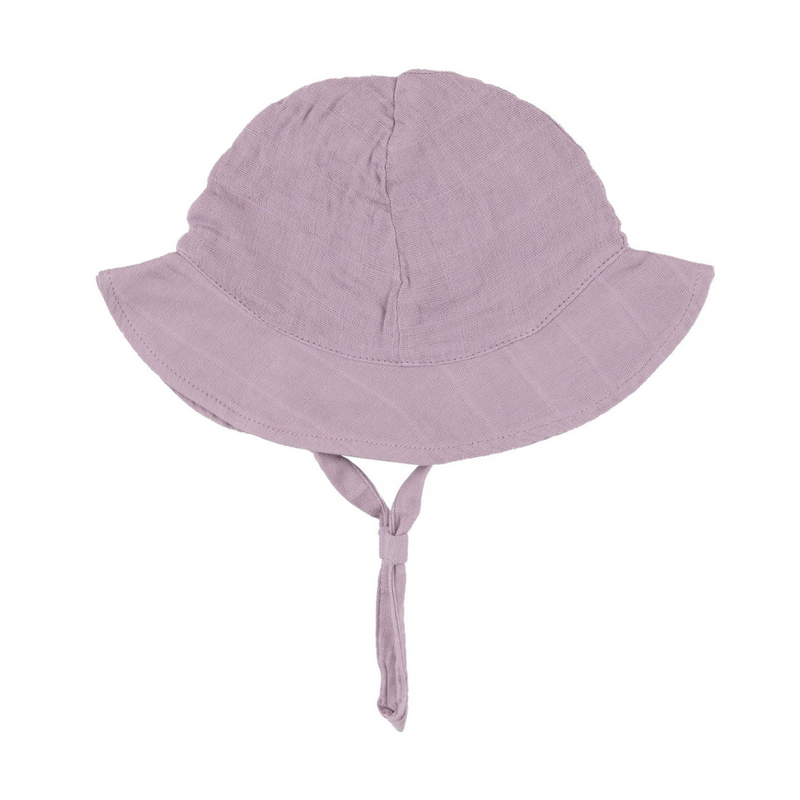 Muslin Sunhat - Dusty Lavender by Angel Dear - FINAL SALE