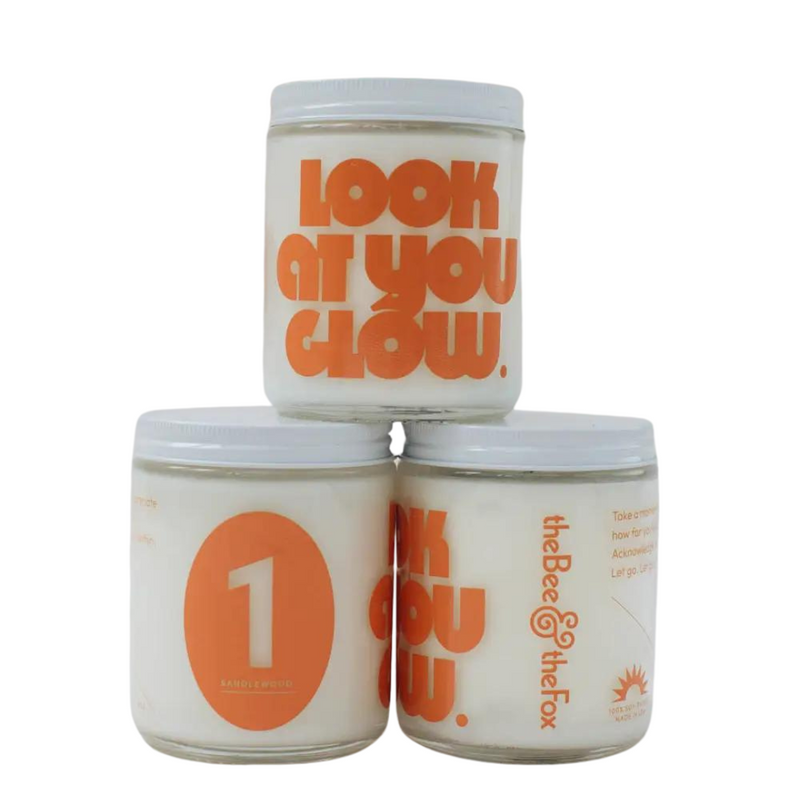 Look at You Glow Candle by The Bee & The Fox