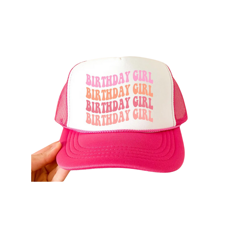 Wavy Birthday Girl Hat by The Babe Co.  (2Y+)