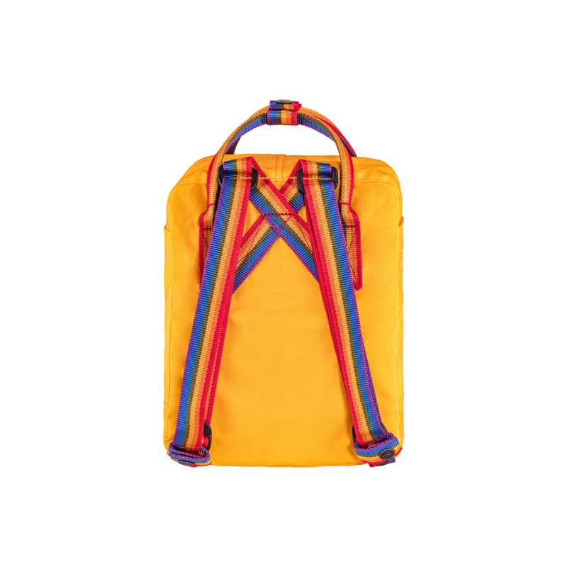 Kånken Rainbow Mini Backpack - Warm Yellow by Fjallraven