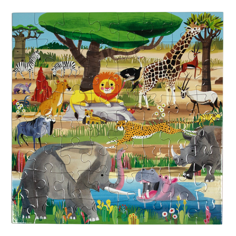 64 Piece Puzzle - Savanna by Eeboo