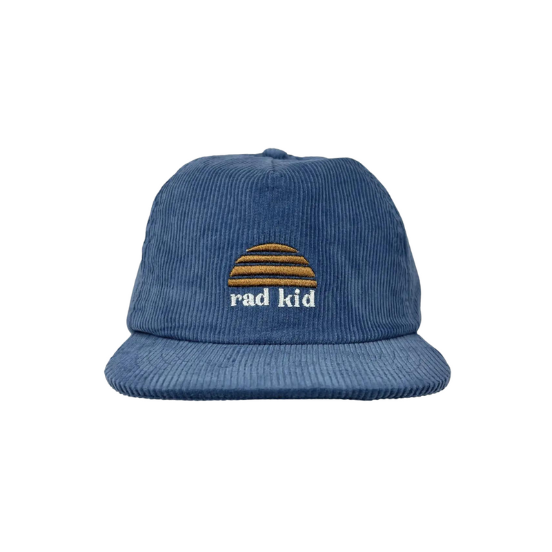 Rad Kid Cord Cap - Denim Blue by Banabae