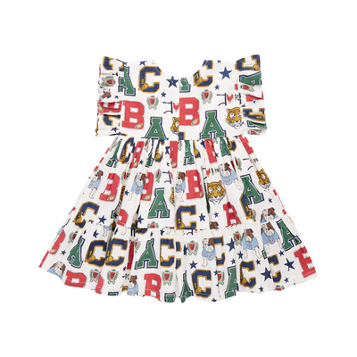 Kit Dress - Varsity Letters by Pink Chicken