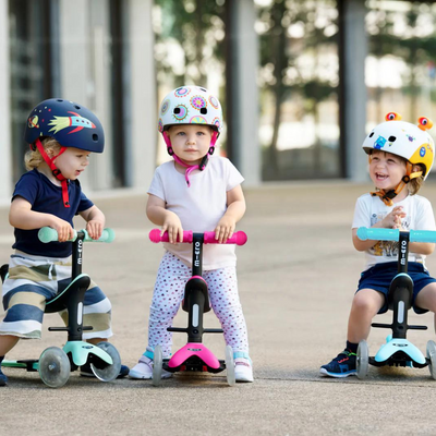 Micro Mini2Grow LED Scooter - Pink by Micro Kickboard