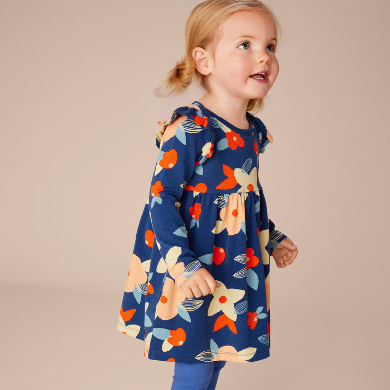 Mighty Mini Baby Dress - Turkish Coastal Floral by Tea Collection - FINAL SALE