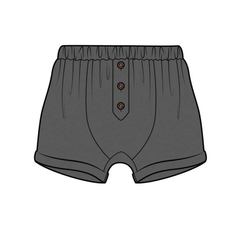 Boxer Light Sweat Short - Charcoal by City Mouse