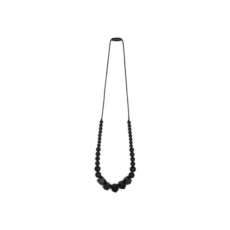 Madison Teething Necklace - Black by Goobie Baby