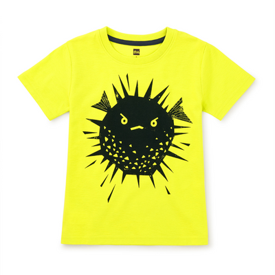 Puffer Fish Graphic Tee - Highlighter by Tea Collection