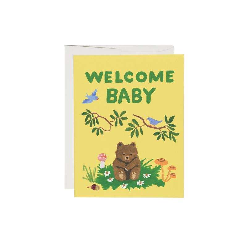 Baby Cub Card by Red Cap Cards