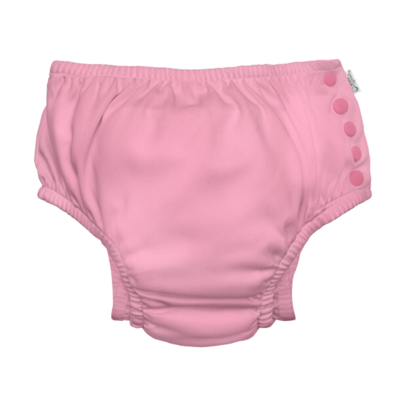 Eco Snap Swim Diaper with Gusset - Light Pink by Green Sprouts