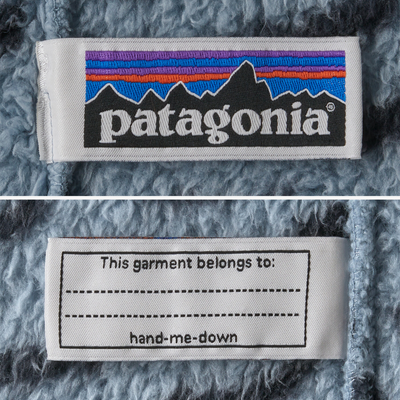 Baby Furry Friends Bunting - Utility Blue by Patagonia