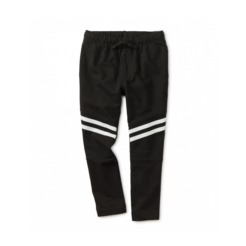 Speedy Striped Play Pant - Jet Black by Tea Collection