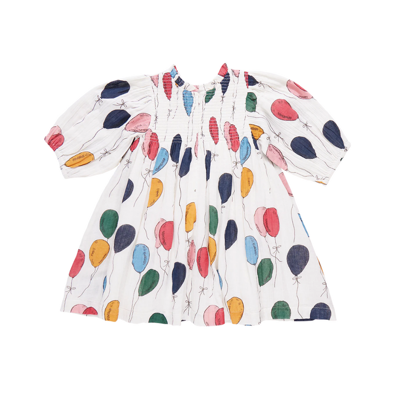 Stevie Puff Sleeve Dress - Balloon Bunches by Pink Chicken