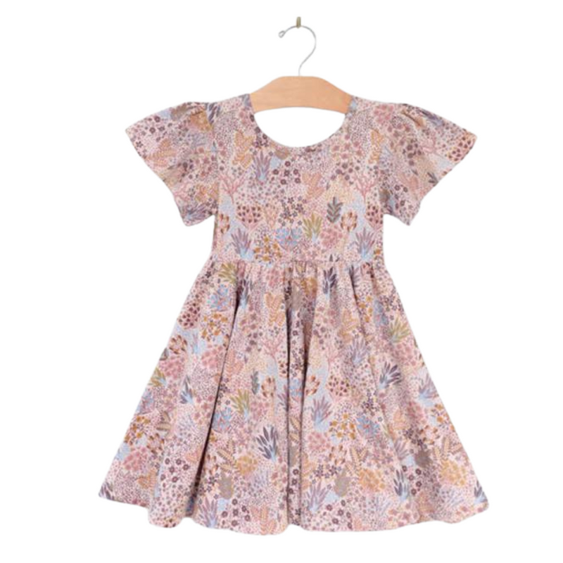 Spring Garden Twirl Dress - Lilac by City Mouse - FINAL SALE