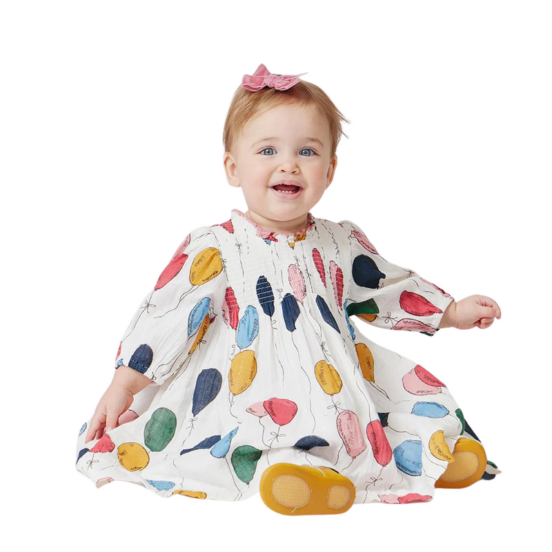 Stevie Puff Sleeve Dress Set - Balloon Bunches by Pink Chicken