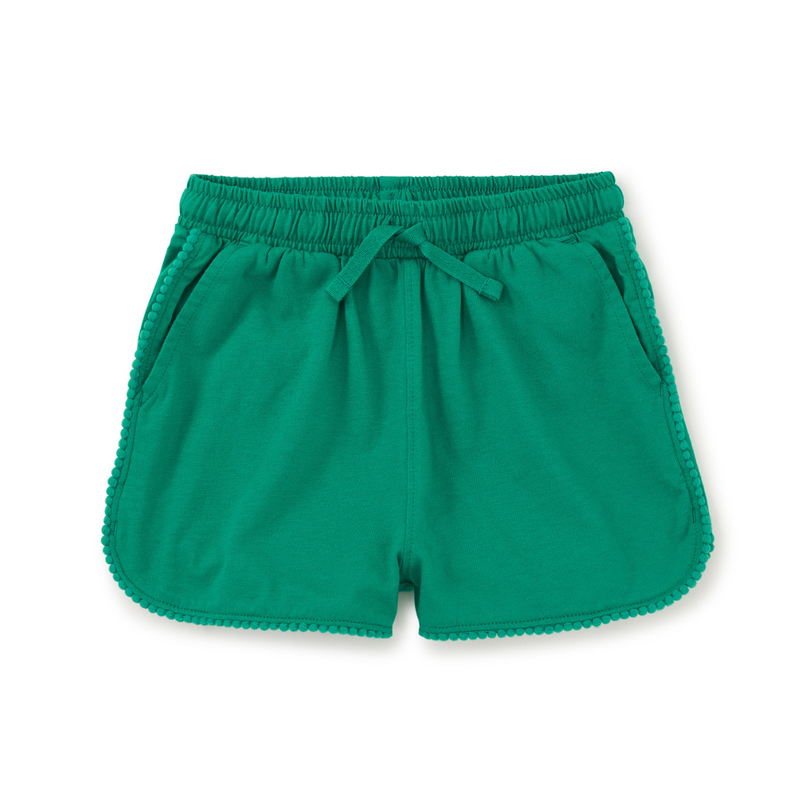Pom-Pom Gym Shorts - Viridis by Tea Collection