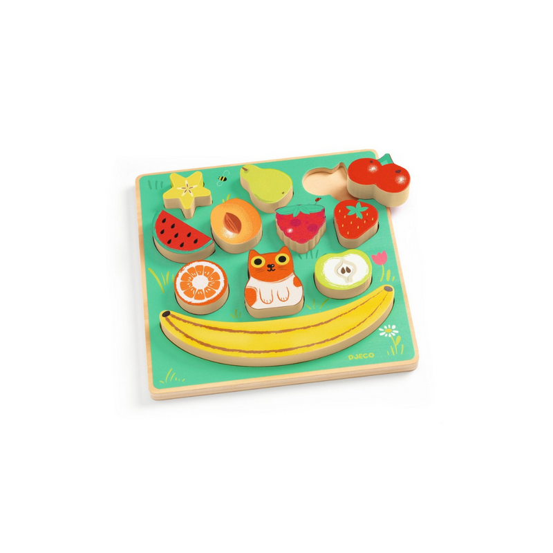 Puzz & Boom Wooden Puzzle - Happy by Djeco