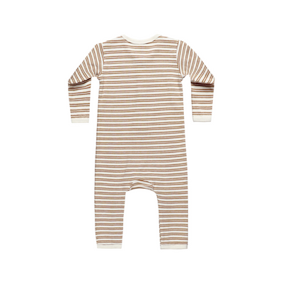 Ribbed Baby Jumpsuit - Golden Stripe by Quincy Mae