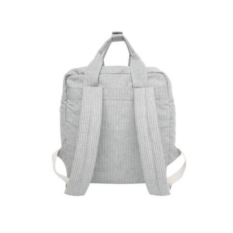 Mini Backpack Blue Micro Stripe - Blue by Rylee + Cru