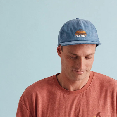 Rad Dad Cord Cap - Denim Blue by Banabae