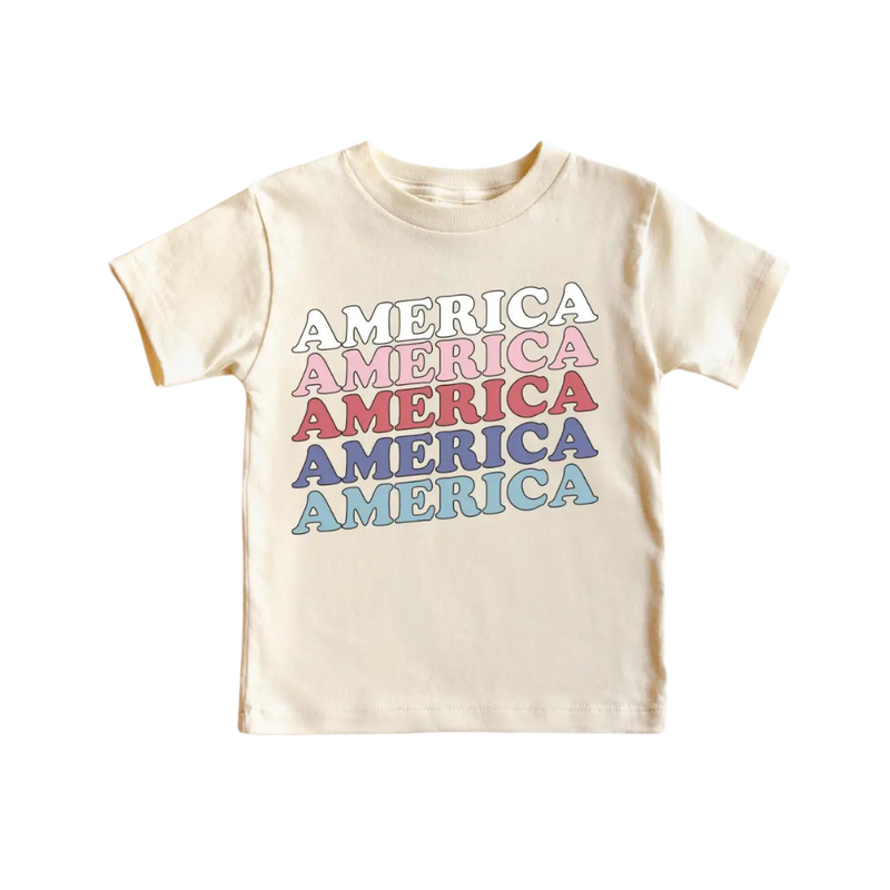 America Kids Tee by The Babe Co. - FINAL SALE