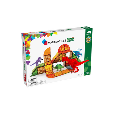 Dino World 40 Piece Set by Magna-Tiles