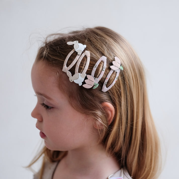 Bunny & Flower Clic Clacs by Mimi & Lula