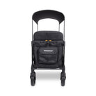 Black stroller with WonderFold logo on a white background