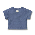 Blue t-shirt on a white background