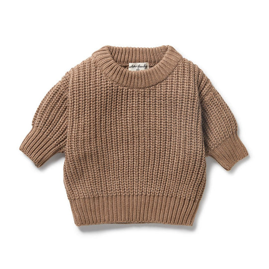 Coco Speckle Organic Knitted Jumper by Wilson & Frenchy - FINAL SALE