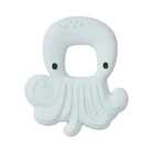 Silicone octopus-shaped teether on a white background