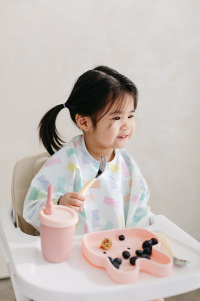 Long Sleeve Waterproof Bib - Gummy Bears by Loulou Lollipop