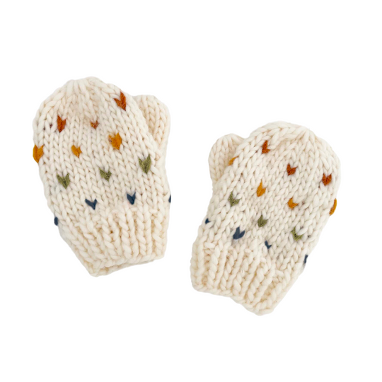 Sawyer Hand Knit Mittens - Retro by The Blueberry Hill